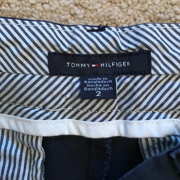 Tommy Hilfiger Navy Chino Shorts - Picture 8 of 13